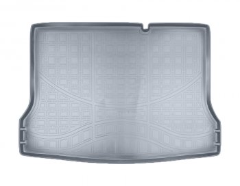 1 899 р. Коврик багажника Norplast Unidec  Nissan Tiida  2 хэтчбек (2015-2016) (Цвет: серый)  с доставкой в г. Калуга. Увеличить фотографию 1
