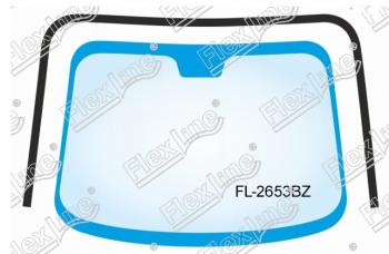 2 269 р. Молдинг лобового стекла FlexLine Nissan Tiida 1 седан C11 рестайлинг (2010-2014)  с доставкой в г. Калуга. Увеличить фотографию 1