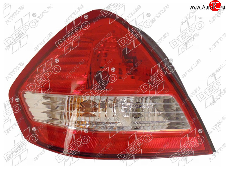 5 999 р. Левый фонарь задний DEPO  Nissan Tiida  1 седан (2007-2014)  с доставкой в г. Калуга