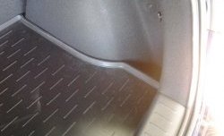 1 439 р. Коврик в багажник (хетчбек) Aileron (полиуретан)  Nissan Tiida  2 хэтчбек (2011-2019)  с доставкой в г. Калуга. Увеличить фотографию 2