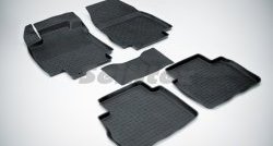 4 499 р. Износостойкие коврики в салон с высоким бортом SeiNtex Premium 4 шт. (резина)  Nissan Tiida  2 хэтчбек (2011-2019)  с доставкой в г. Калуга. Увеличить фотографию 1