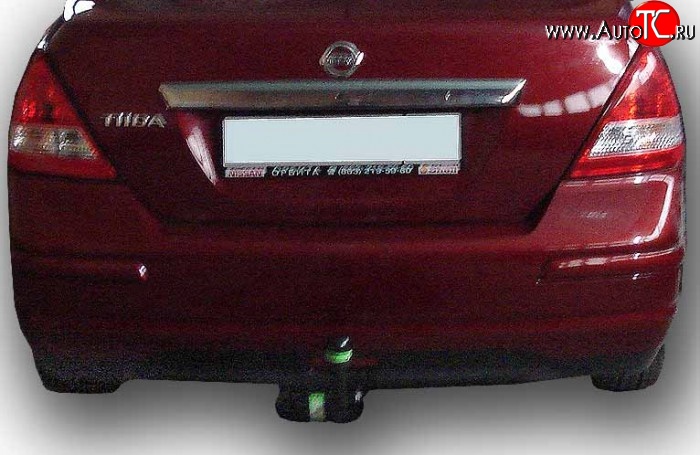 6 999 р. Фаркоп (седан) Лидер Плюс  Nissan Tiida  1 седан (2010-2014) (Без электропакета)  с доставкой в г. Калуга
