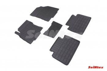 3 369 р. Резиновые коврики в салон SeiNtex (Стандарт)  Nissan X-trail  3 T32 (2013-2022)  с доставкой в г. Калуга. Увеличить фотографию 1