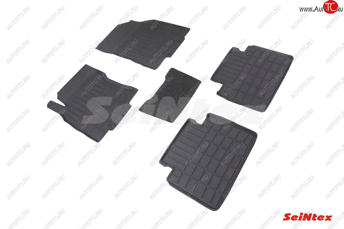 3 369 р. Резиновые коврики в салон SeiNtex (Стандарт)  Nissan X-trail  3 T32 (2013-2022)  с доставкой в г. Калуга