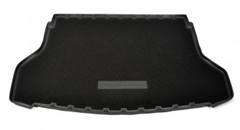 Комбинированый коврик с повышенной износостойкостью в багажник Unidec (полиуретан, текстиль) Nissan X-trail 3 T32 дорестайлинг (2013-2018)  (Черный)