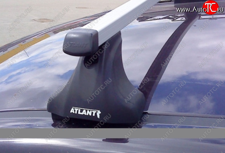 8 199 р. Багажник в сборе Атлант (тип опор Е в штатные места) Nissan X-trail 3 T32 дорестайлинг (2013-2018) (Прямоугольные поперечины)  с доставкой в г. Калуга