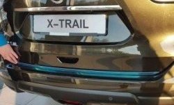 4 199 р. Нижняя накладка на крышку багажника СТ Nissan X-trail 3 T32 рестайлинг (2017-2022)  с доставкой в г. Калуга. Увеличить фотографию 3