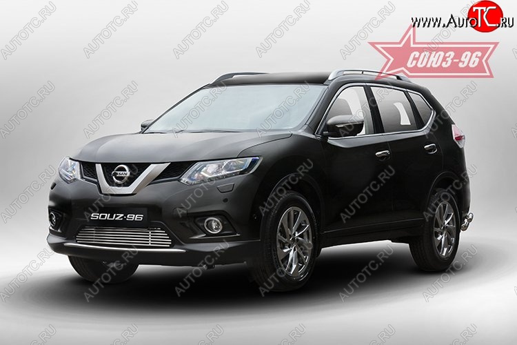 6 524 р. Декоративный элемент воздухозаборника Souz-96 (d10) Nissan X-trail 3 T32 рестайлинг (2017-2022)  с доставкой в г. Калуга