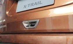 2 399 р. Накладка на ручку багажника СТ Nissan X-trail 3 T32 рестайлинг (2017-2022)  с доставкой в г. Калуга. Увеличить фотографию 1
