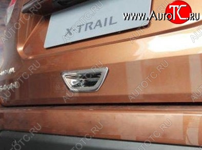 2 399 р. Накладка на ручку багажника СТ Nissan X-trail 3 T32 рестайлинг (2017-2022)  с доставкой в г. Калуга