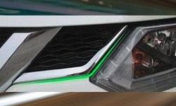2 999 р. Накладки на передние воздуховоды СТ  Nissan X-trail  3 T32 (2017-2022)  с доставкой в г. Калуга. Увеличить фотографию 5