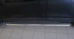 13 899 р. Широкая защита порогов Russtal  Nissan X-trail  3 T32 (2017-2022)  с доставкой в г. Калуга. Увеличить фотографию 1