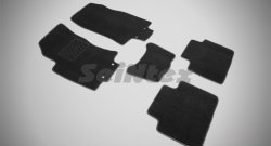 Износостойкие коврики в салон SeiNtex Premium LUX 4 шт. (ворсовые) Nissan X-trail 3 T32 рестайлинг (2017-2022)