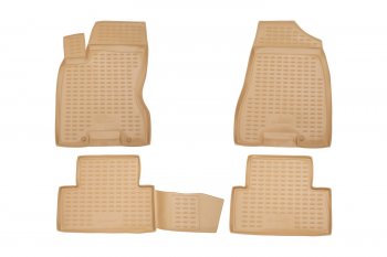 Комплект 3D ковриков салона Element (полиуретан) Nissan X-trail 2 T31 дорестайлинг (2007-2011)