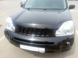 7 299 р. Решетка радиатора GENEFIELD  Nissan X-trail  2 T31 (2007-2011) дорестайлинг (Неокрашенная)  с доставкой в г. Калуга. Увеличить фотографию 2