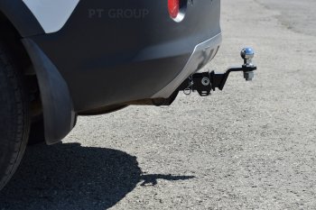9 999 р. Фаркоп Petroil Tuning (съемный квадрат) Opel Antara рестайлинг (2010-2015) (Без заглушки )  с доставкой в г. Калуга. Увеличить фотографию 3