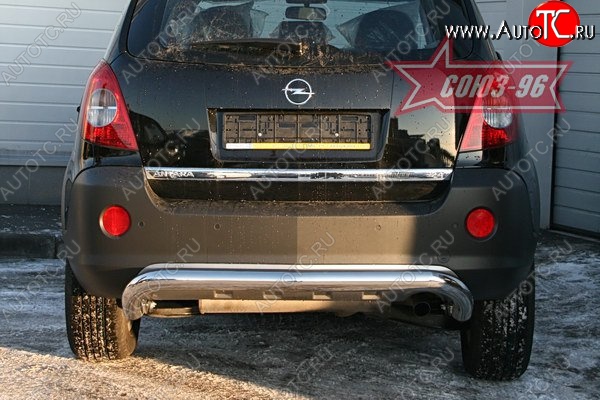 11 564 р. Защита заднего бампера Souz-96 (d76) Opel Antara (2006-2010)  с доставкой в г. Калуга