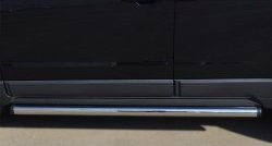 13 849 р. Защита порогов из круглой трубы диаметром 63 мм Russtal  Opel Antara (2010-2015) (Защита порогов с со скосами на торцах (вариант 1))  с доставкой в г. Калуга. Увеличить фотографию 5