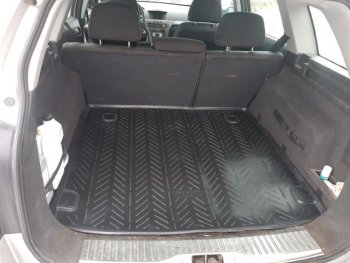 1 359 р. Коврик в багажник Aileron Opel Astra H универсал рестайлинг (2007-2015)  с доставкой в г. Калуга. Увеличить фотографию 1