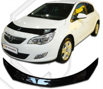 Дефлектор капота CA-Plastiс Opel (Опель) Astra (Астра)  J (2012-2017) J хэтчбек 5 дв. рестайлинг