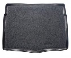 1 249 р. Коврик в багажник (хетчбек) Aileron (полиуретан, покрытие Soft)  Opel Astra  J (2009-2017)  с доставкой в г. Калуга. Увеличить фотографию 1