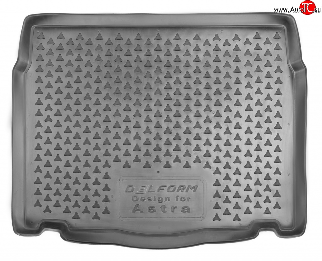 1 049 р. Коврик в багажник (универсал) Delform (полиуретан) Opel Astra J хэтчбек 5 дв. рестайлинг (2012-2017)  с доставкой в г. Калуга