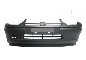 4 649 р. Бампер передний (с решёткой и спойлером) POLCAR  Opel Combo  B - Corsa  B (Неокрашенный)  с доставкой в г. Калуга. Увеличить фотографию 1