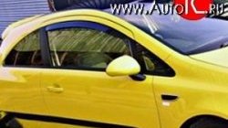 1 394 р. Дефлекторы окон (ветровики) Novline 2 шт. Opel Corsa D дорестайлинг, хэтчбэк 3 дв. (2006-2010)  с доставкой в г. Калуга. Увеличить фотографию 1