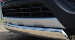 14 949 р. Защита переднего бампера (Ø75х42 мм, нержавейка) Russtal  Opel Mokka (2012-2016)  с доставкой в г. Калуга. Увеличить фотографию 3