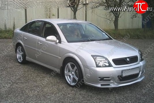 5 749 р. Накладка на передний бампер CT Opel Vectra C универсал дорестайлинг (2002-2005) (Неокрашенная)  с доставкой в г. Калуга