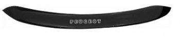 1 179 р. Дефлектор капота REIN (ЕВРО крепеж)  Peugeot 3008 (2009-2013)  с доставкой в г. Калуга. Увеличить фотографию 1