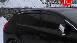 Комплект дефлекторов окон (ветровиков) 4 шт. Russtal Peugeot 3008 дорестайлинг (2009-2013)