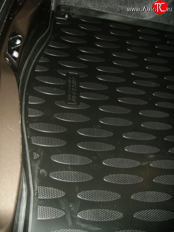 1 199 р. Коврик в багажник Aileron (полиуретан)  Peugeot 301 (2012-2017)  с доставкой в г. Калуга