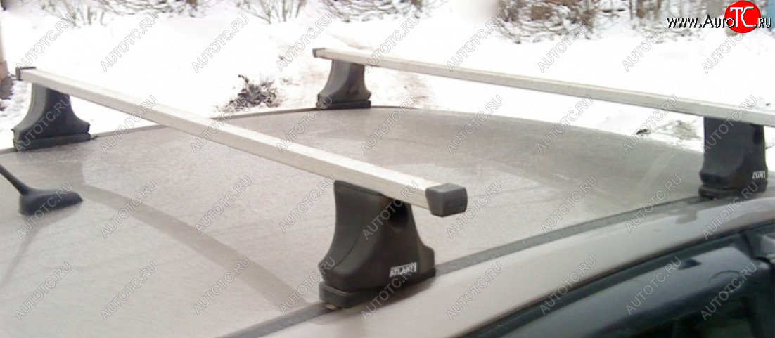5 799 р. Багажник в сборе Атлант (тип опор С в штатные места) Peugeot 307 хэтчбэк 3 дв. дорестайлинг (2001-2005) (Прямоугольные поперечины)  с доставкой в г. Калуга