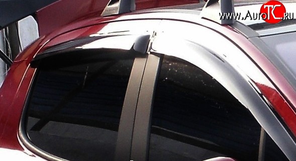 2 199 р. Дефлекторы окон (ветровики) Novline 4 шт  Peugeot 308  T7 (2007-2014)  с доставкой в г. Калуга
