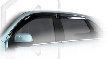 2 079 р. Дефлектора окон CA-Plastiс Peugeot 4008 (2012-2017) (Classic полупрозрачный, Без хром.молдинга)  с доставкой в г. Калуга. Увеличить фотографию 1