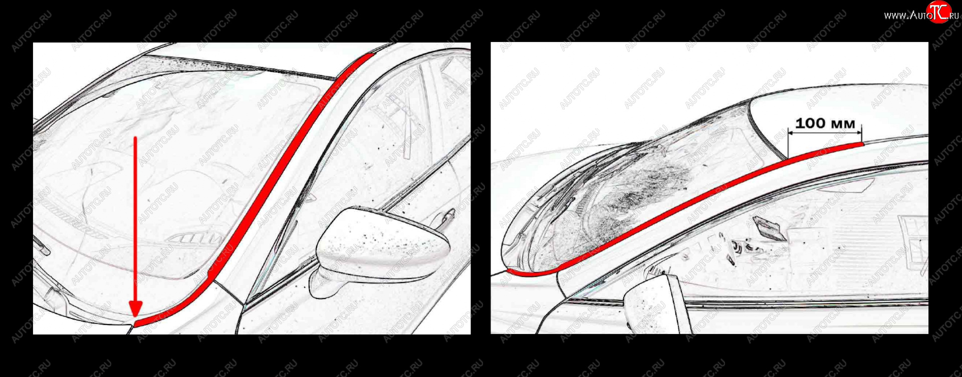 1 849 р. Водостоки лобового стекла Стрелка 11 Peugeot 408  дорестайлинг (2010-2017)  с доставкой в г. Калуга