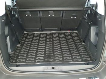 Коврик багажника Aileron (5 мест, сложен 3 ряд) Peugeot (Пежо) 5008  T87 (2017-2020) T87 дорестайлинг