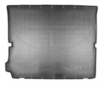 1 749 р. Коврик багажника Norplast Unidec (сложенный 3-й ряд)  Peugeot 5008  T87 (2017-2024) (Цвет: черный)  с доставкой в г. Калуга. Увеличить фотографию 1