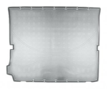 2 159 р. Коврик багажника Norplast Unidec (сложенный 3-й ряд)  Peugeot 5008  T87 (2017-2024) (Цвет: серый)  с доставкой в г. Калуга. Увеличить фотографию 1