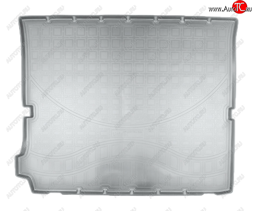 2 159 р. Коврик багажника Norplast Unidec (сложенный 3-й ряд)  Peugeot 5008  T87 (2017-2024) (Цвет: серый)  с доставкой в г. Калуга