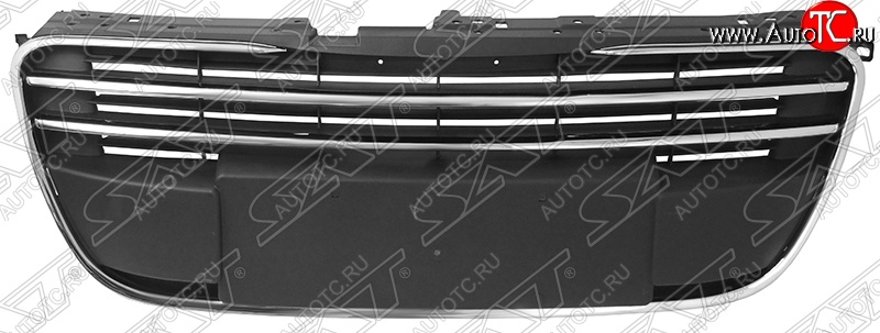 4 649 р. Решётка радиатора SAT Peugeot 508 седан (2010-2014) (Неокрашенная)  с доставкой в г. Калуга