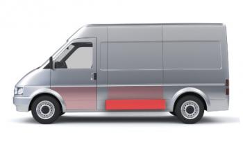 Левая средняя нижняя боковая панель (ремонтная) Wisentbull Peugeot Boxer 230 (1994-2002)