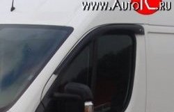Комплект дефлекторов окон (ветровиков) 2 шт. Russtal Peugeot Boxer 250 (2006-2014)
