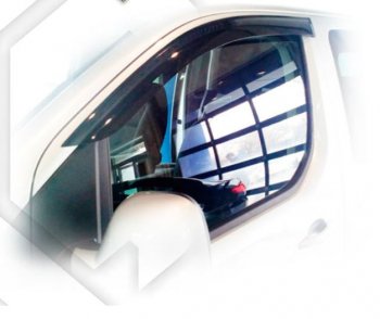 1 899 р. Дефлектора окон CA-Plastic  Peugeot Expert - Traveller (Classic полупрозрачный, Без хром.молдинга)  с доставкой в г. Калуга. Увеличить фотографию 1