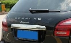14 399 р. Накладка на крышку багажника СТ Porsche Cayenne 958 (2010-2014)  с доставкой в г. Калуга. Увеличить фотографию 1