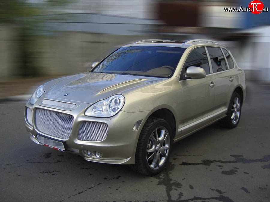 17 299 р. Комплект порогов Gemballa Aero III Porsche Cayenne 955 (2002-2006) (Неокрашенные)  с доставкой в г. Калуга