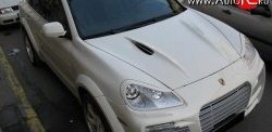 27 649 р. Пластиковый капот Techart Magnum II Porsche Cayenne 957 (2007-2010) (Неокрашенный)  с доставкой в г. Калуга. Увеличить фотографию 2