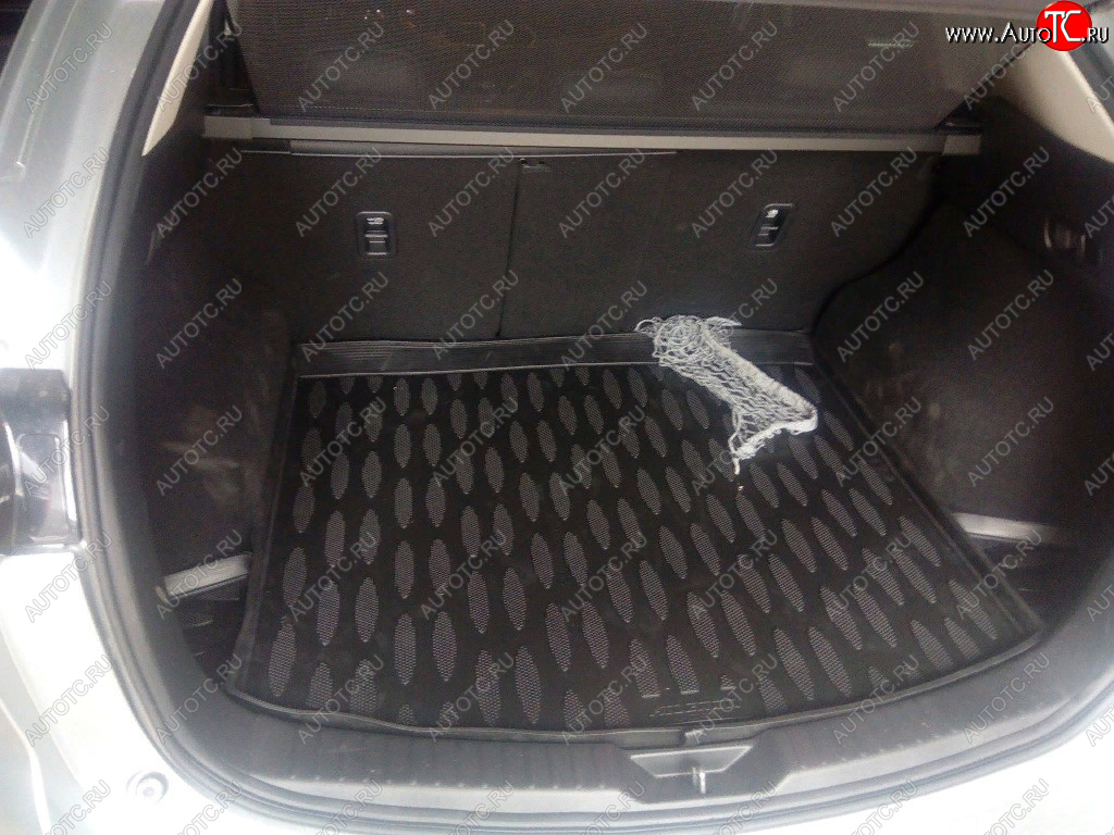 1 299 р. Коврик в багажник (2 кармана) Aileron (полиуретан)  Mazda CX-5  KE (2011-2017)  с доставкой в г. Калуга