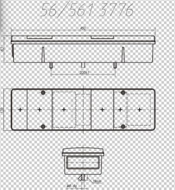1 199 р. Фонарь правый задний многофункциональный ЕВРОСВЕТ LiuGong CLG 842 фронтальный погрузчик (1966-2024) (с марк. огнем (без жгута,без ламп))  с доставкой в г. Калуга. Увеличить фотографию 2